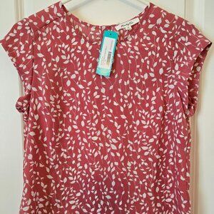 NWT Monday Fun Pink Blouse